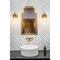 Z-Lite Kinsley 1 Light Wall Sconce, Heirloom Gold And Clear Seeded 340-1S-HG - alternate 8